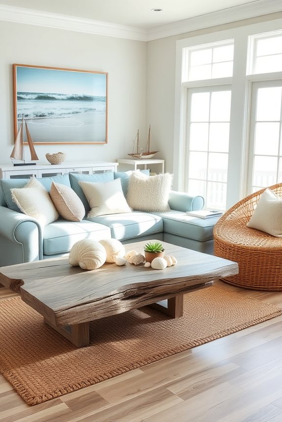 coastal furniture beachy vibe