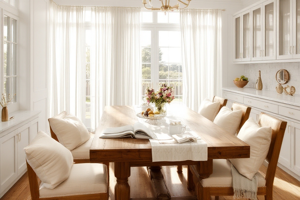 coastal kitchen fabric choices