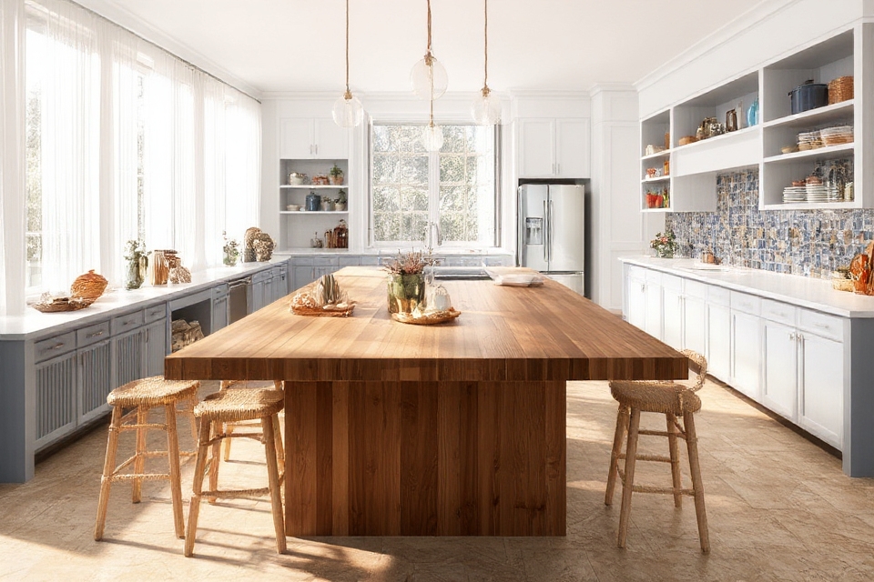 coastal kitchen island design