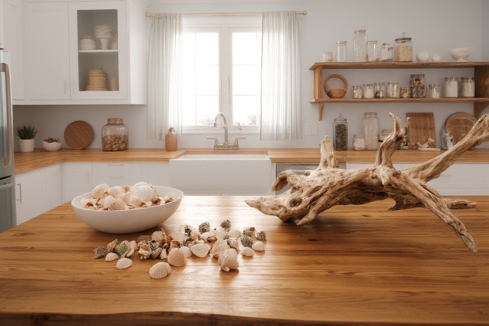 coastal kitchen natural elements