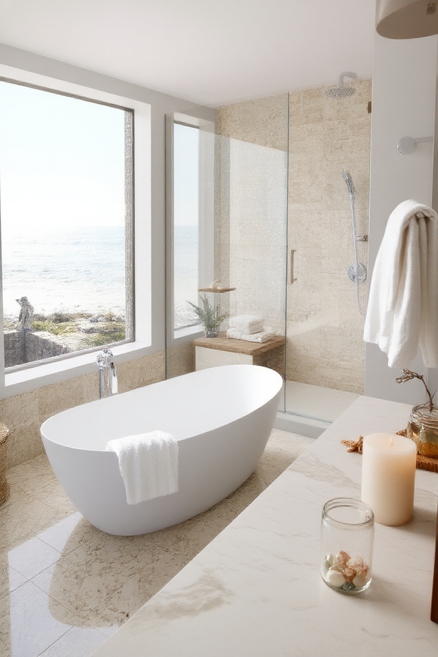 coastal serene bathing experience