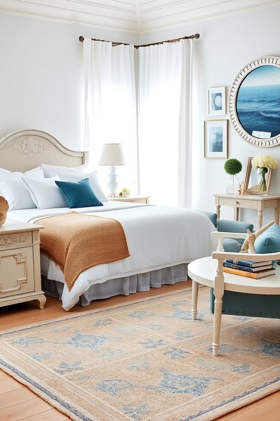 coastal serenity with blues
