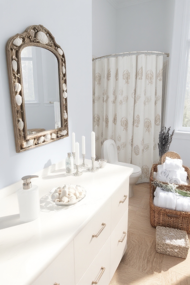 coastal themed bathroom d cor