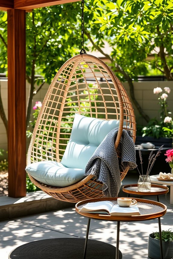 cocoon like relaxing lounge chair