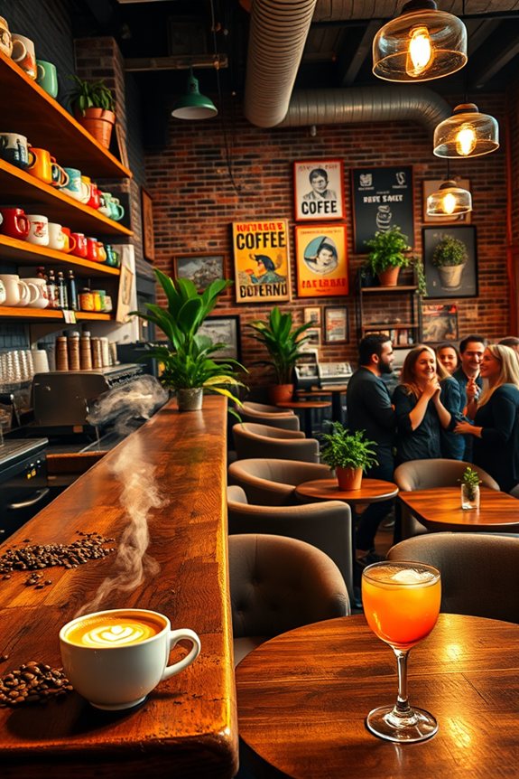 coffee cocktails cozy hangout