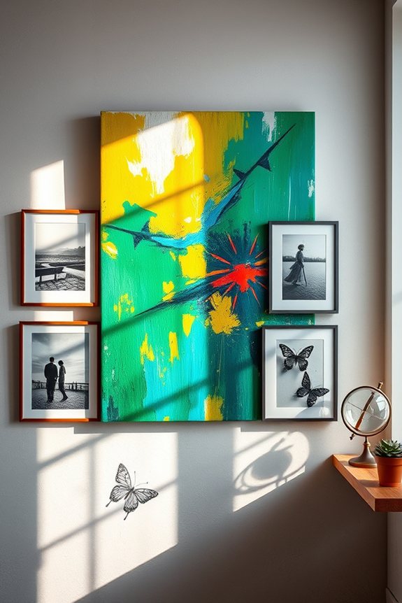 cohesive visual storytelling arrangement
