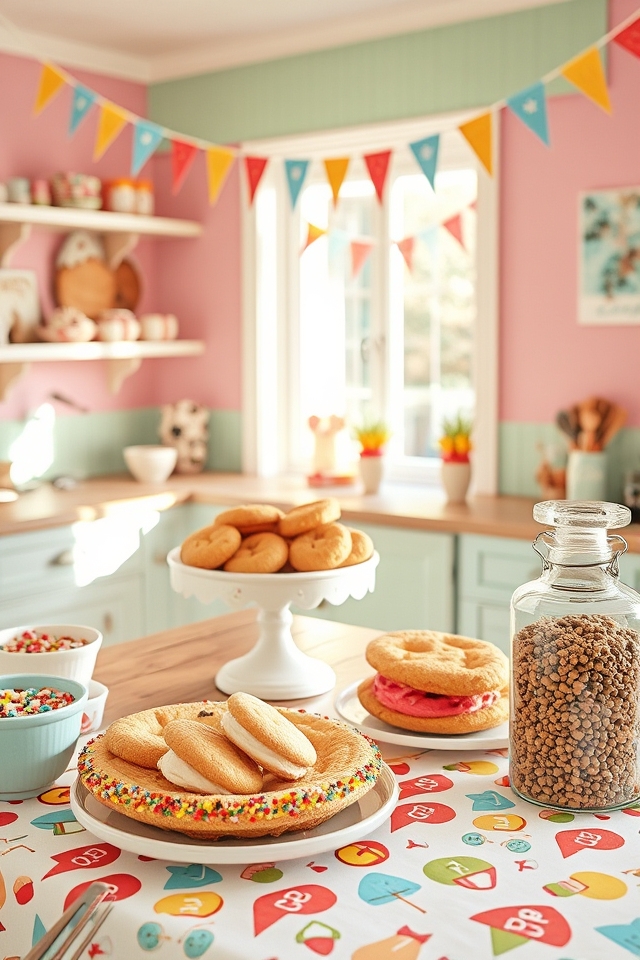 colorful ice cream decor
