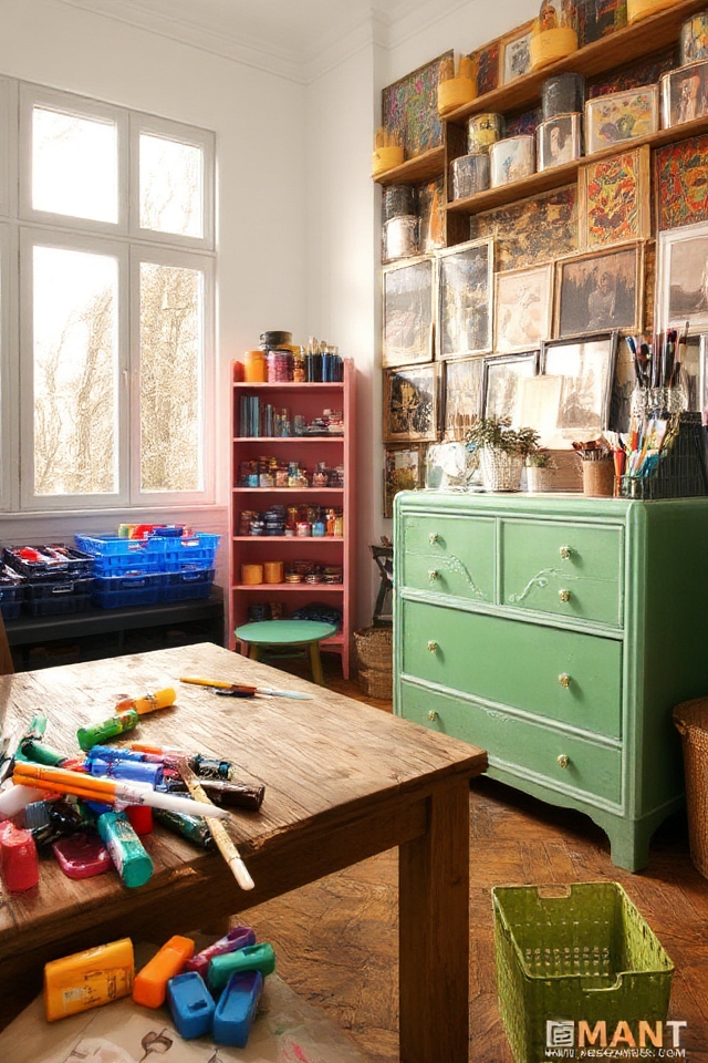 colorful organized storage solutions