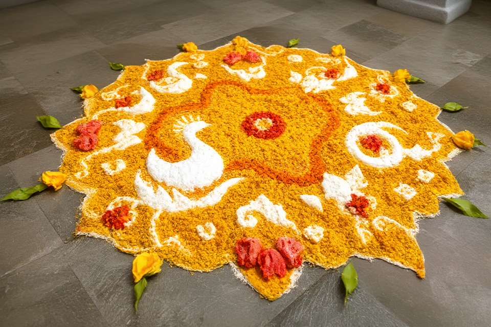 colorful traditional patterns celebrate