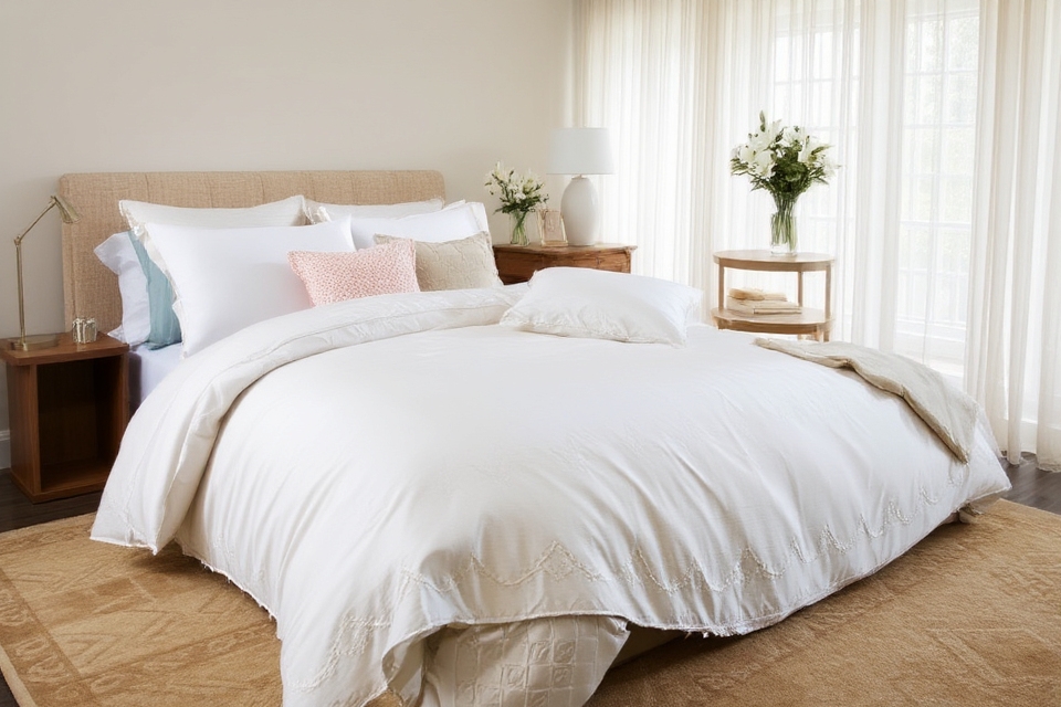 comfortable breathable bed linens