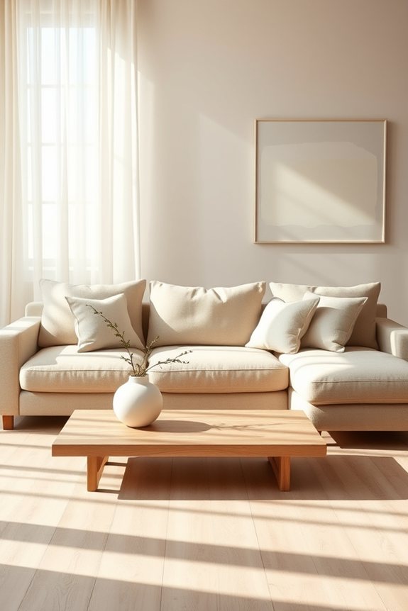 comfortable elegant minimalist sofas