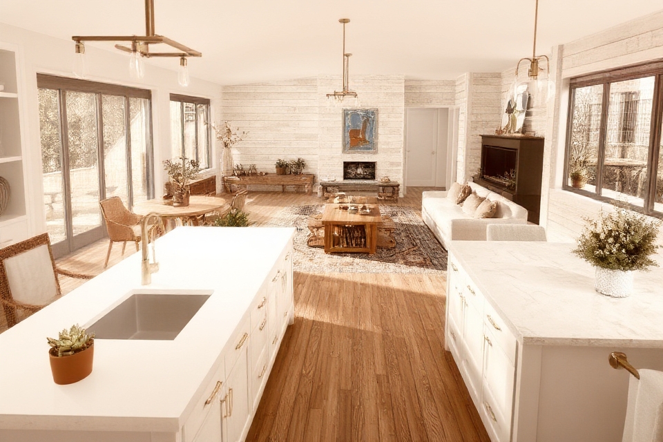 comfortable functional open spaces