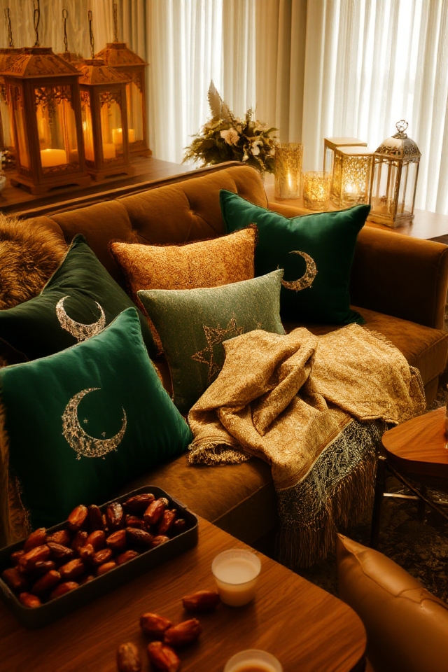 comfortable ramadan themed decor