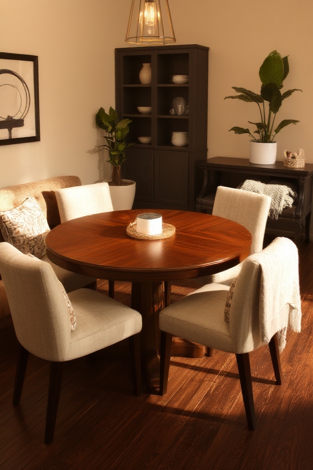 comfortable seating for dining