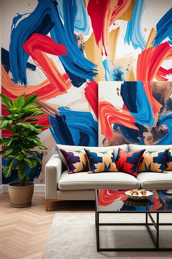 contemporary abstract wallpaper design