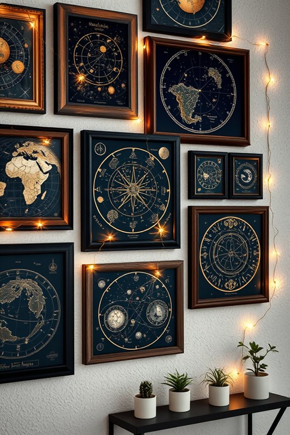 cosmic personalized gallery wall
