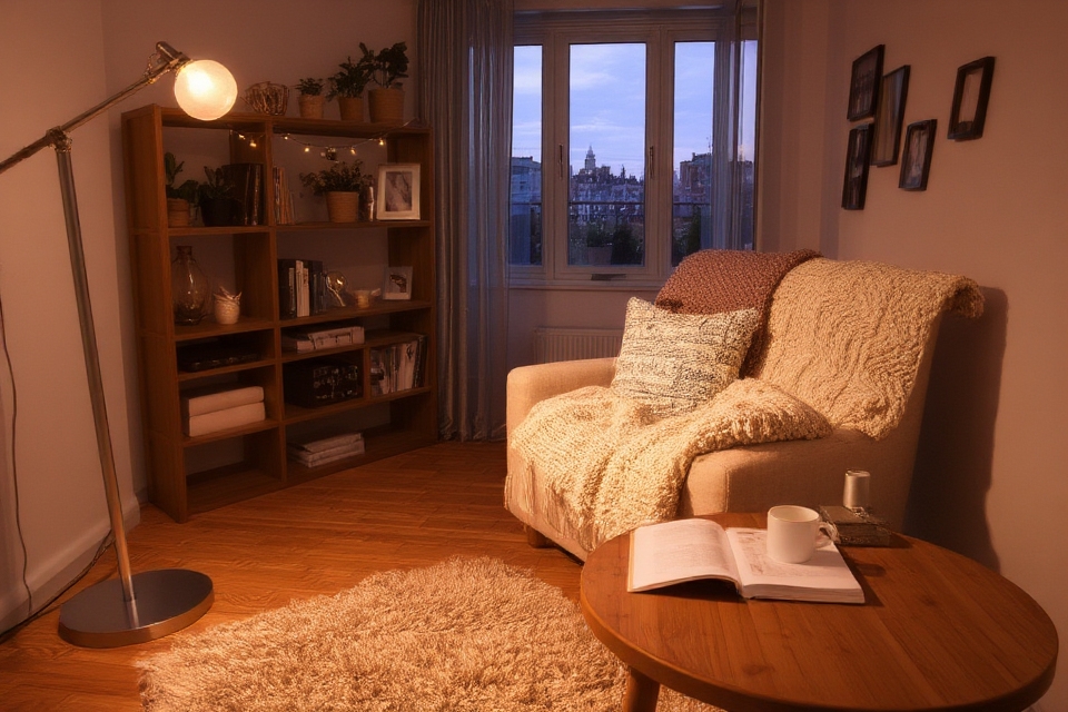 cozy ambient lighting techniques