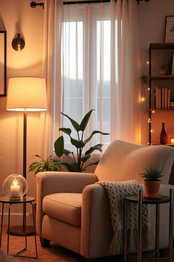 cozy ambient lighting techniques