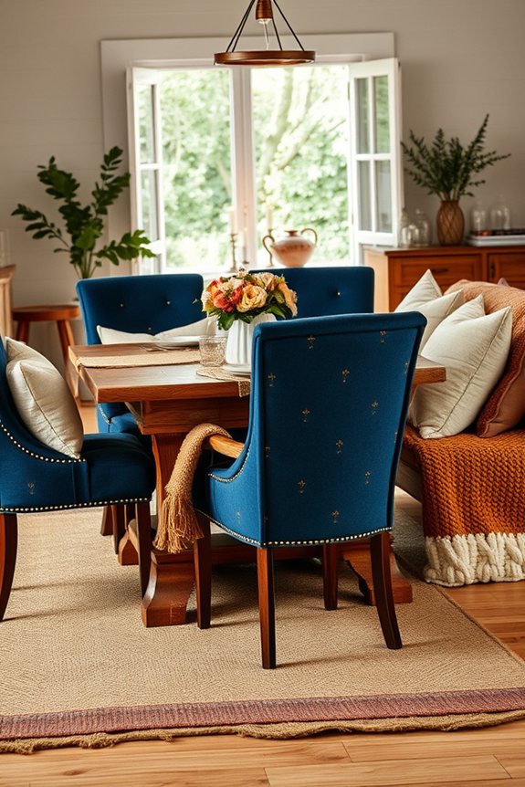 cozy and inviting seating