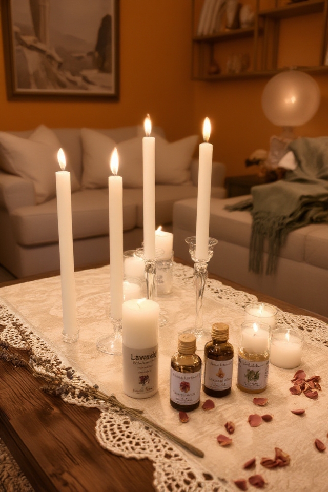 cozy aromatic anniversary ambiance