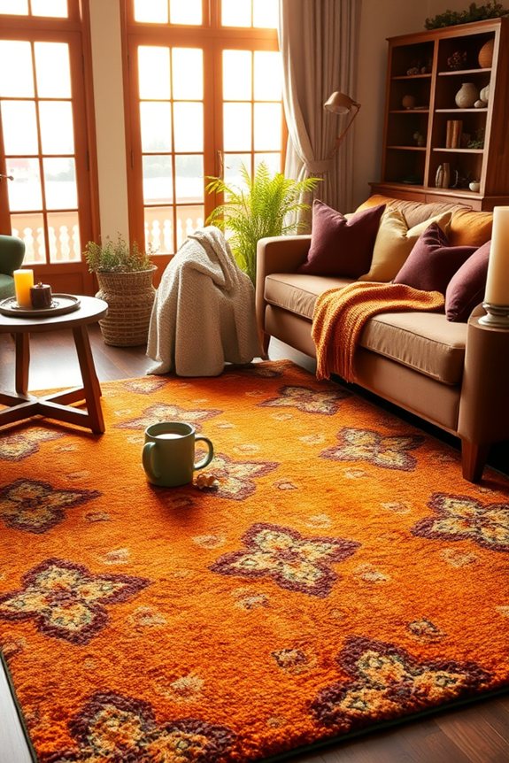 cozy autumn decor accents