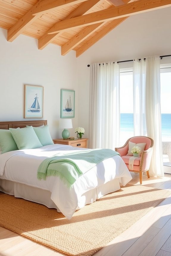 cozy beach house colors