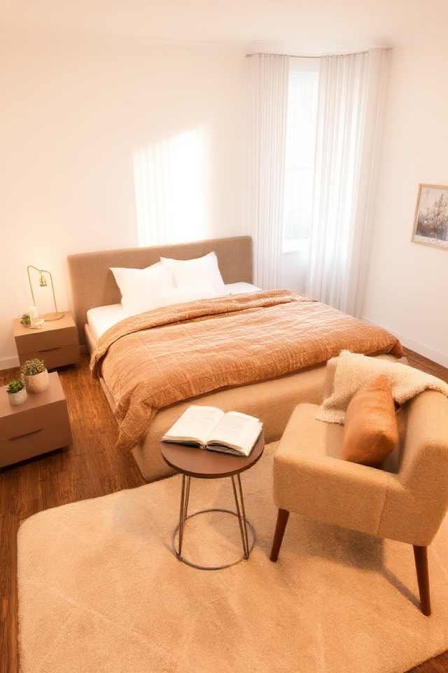 cozy bedroom functional layout