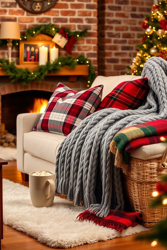 cozy blankets for christmas