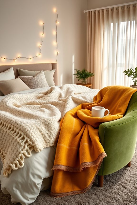 cozy blankets for warmth