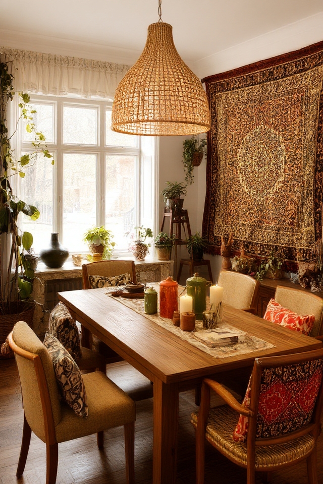 cozy boho lighting fixture