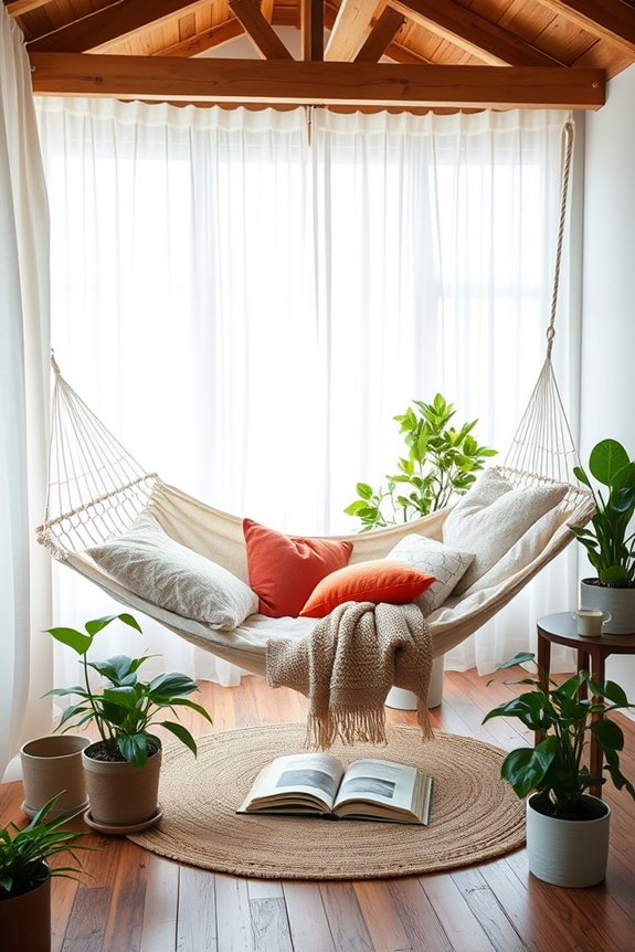 cozy canopy hammock retreat