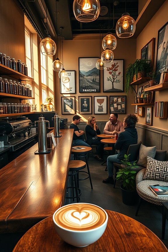cozy coffee infused nightlife