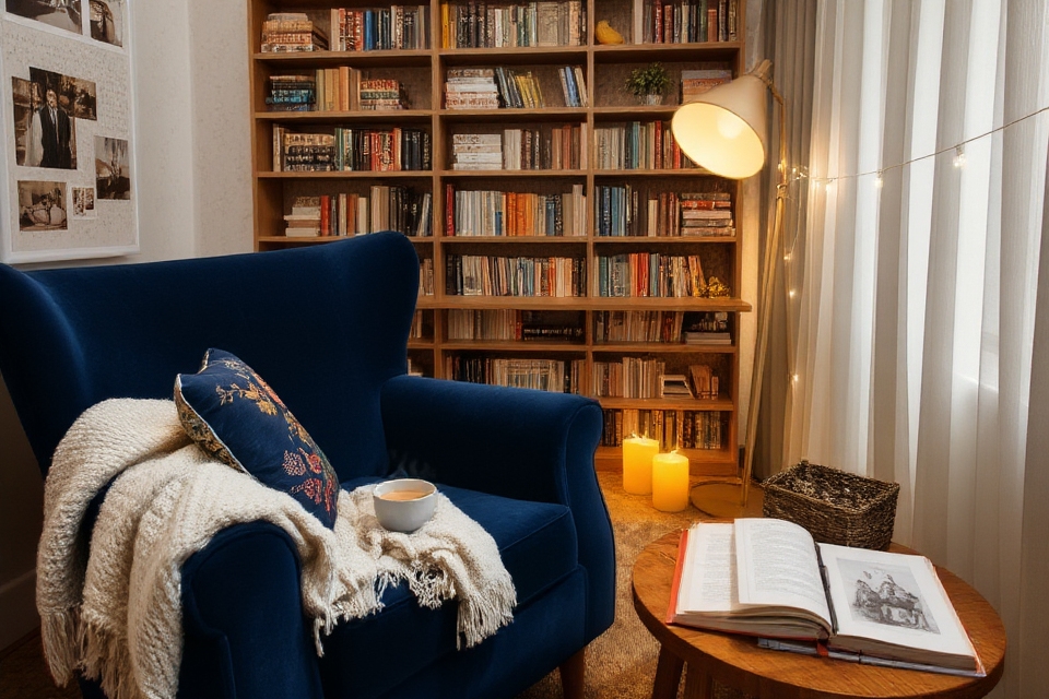 cozy corner for reading