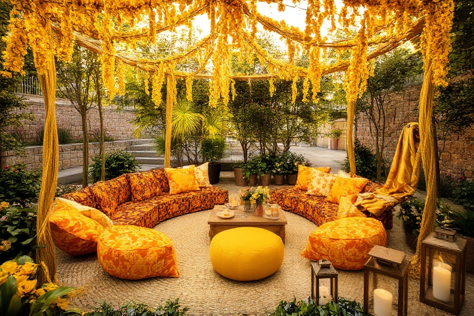 cozy cushioned seating areas