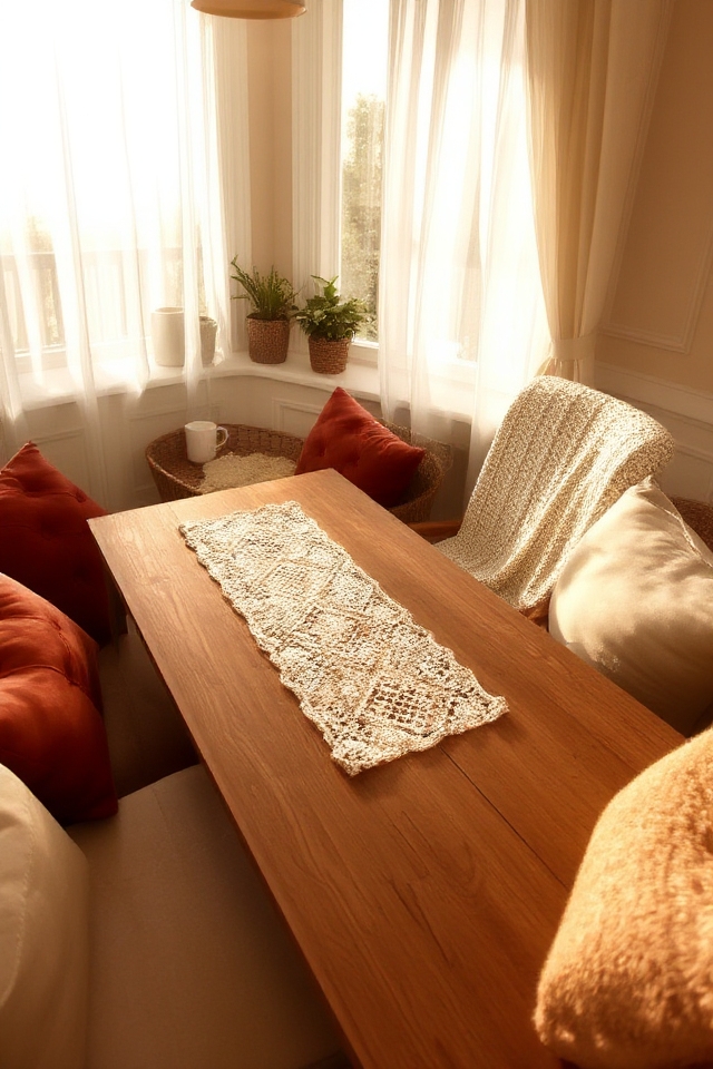 cozy cushions for dining