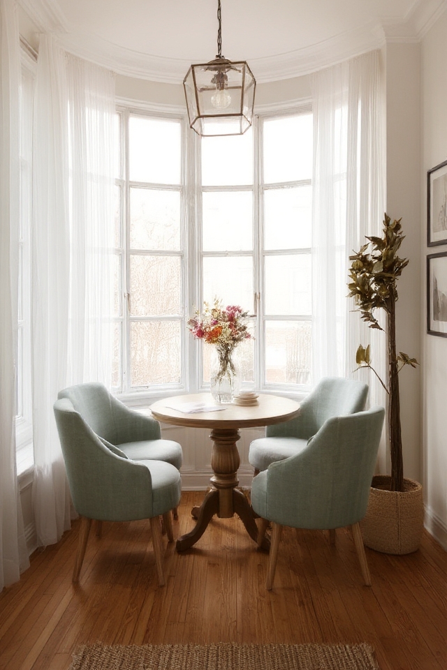 cozy dining nook design