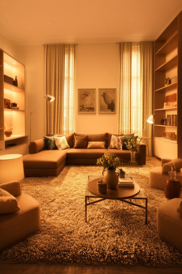 cozy energy efficient ambiance lighting