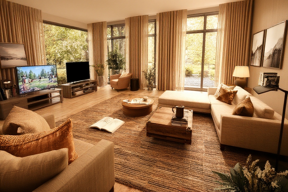 cozy family bonding space