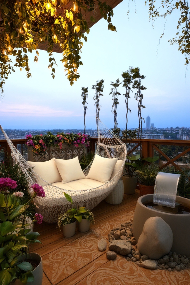 cozy greenery with ambiance