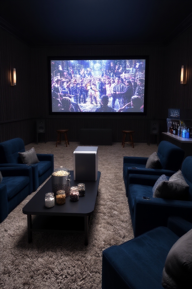 cozy home theater transformation