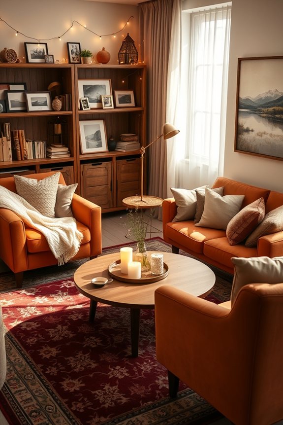 cozy intimate living space
