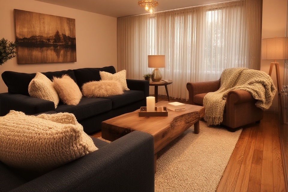 cozy inviting seating arrangement