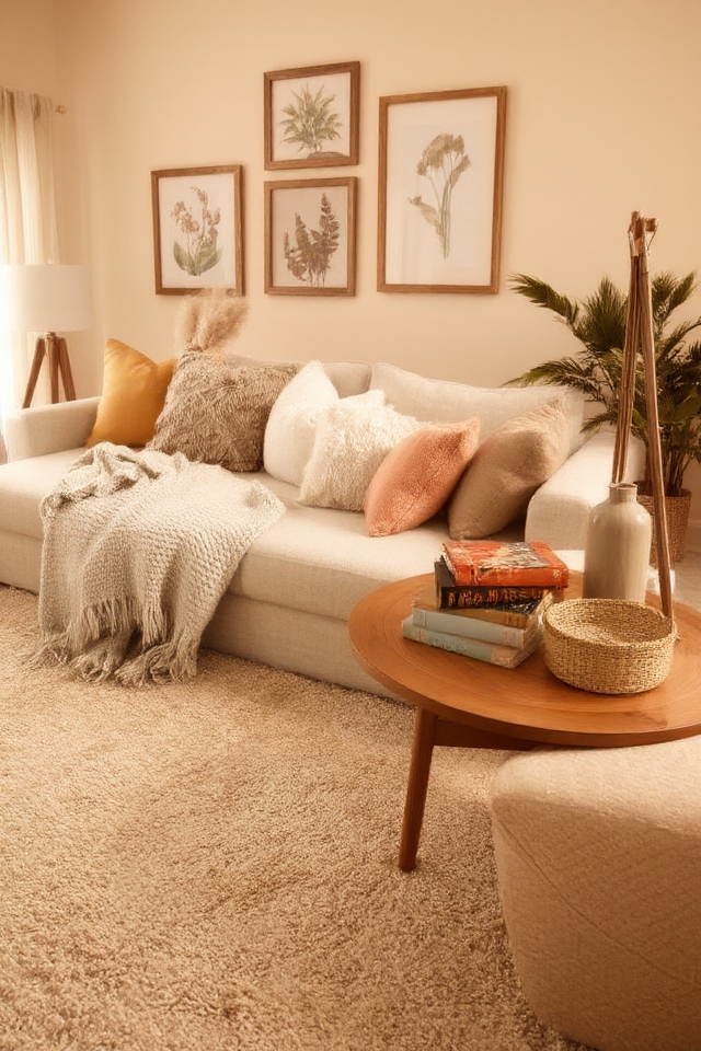 cozy layered design elements