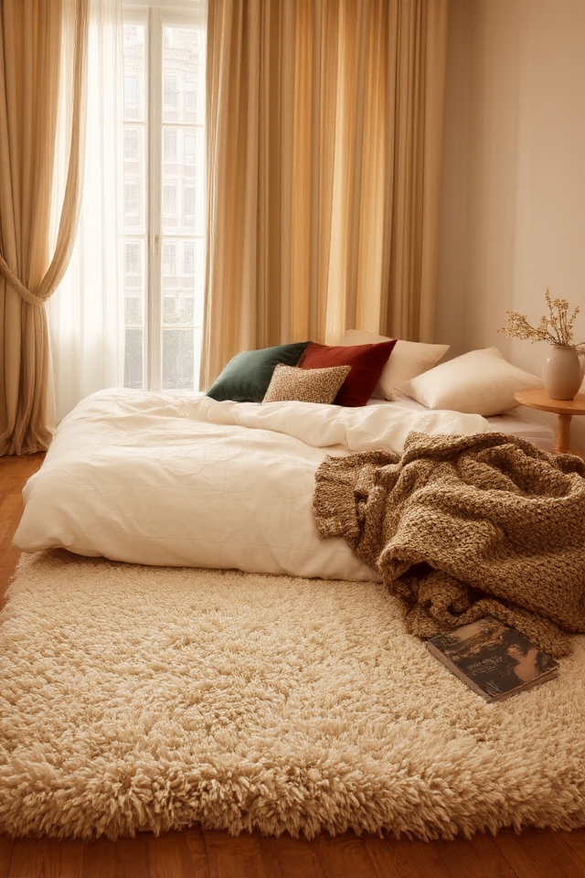 cozy layered textile design