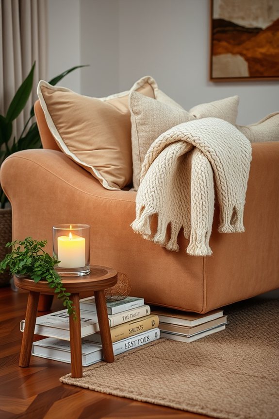 cozy living room accessories