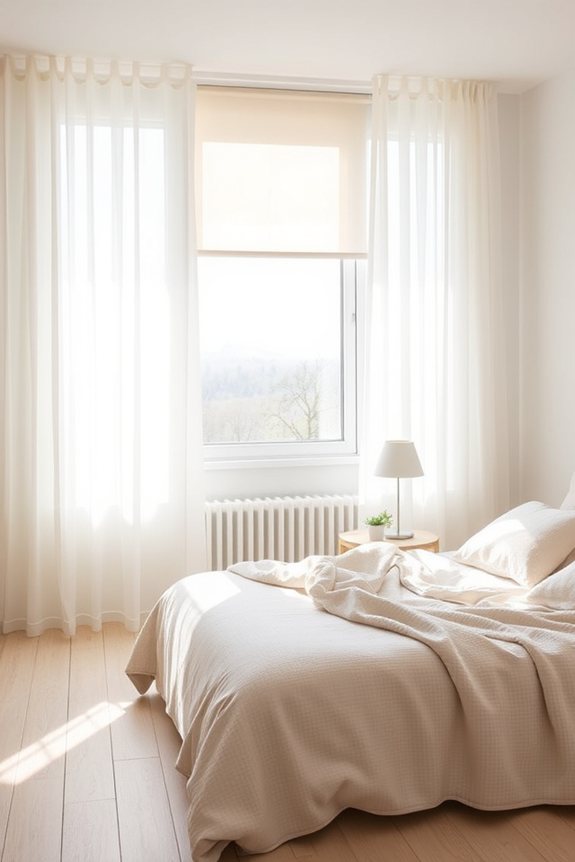 cozy minimalist window treatments
