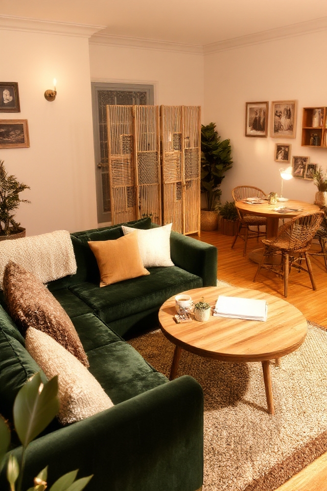 cozy multifunctional living room