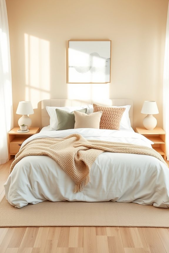 cozy neutral bedroom oasis