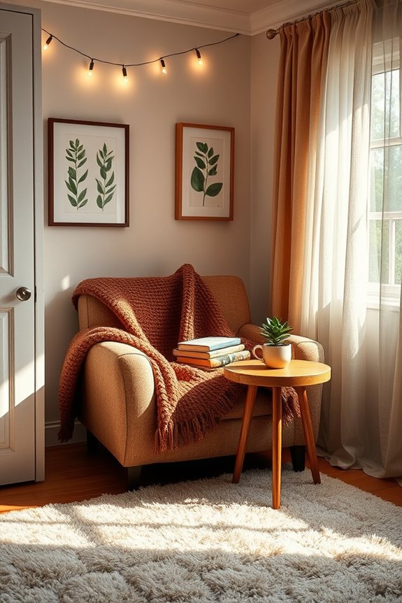 cozy nook for reading