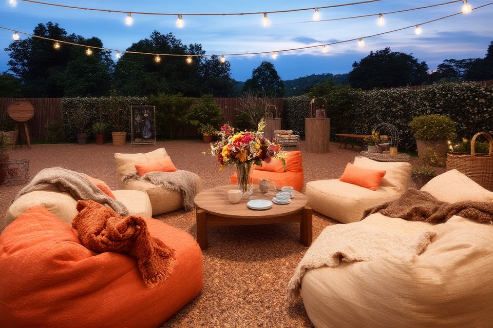 cozy outdoor kitty parties